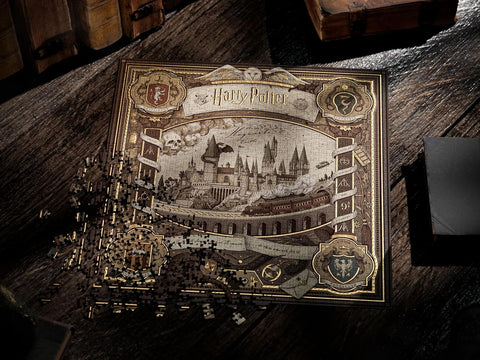 Harry Potter Hogwarts Castle 1000 Piece Jigsaw Puzzle by Theory11