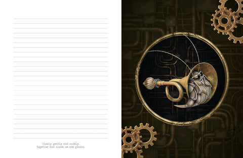 Zoologica Steampunk Pendulum Journal by Maxine Gadd Blue Angel 220pg