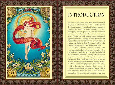 Mystic Psyche Tarot Deck 78 Cards & Guidebook by Emily Balivet Rockpool