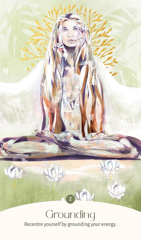 Golden Keys of Gaia Oracle Cards Deck & Guidebook Blue Angel