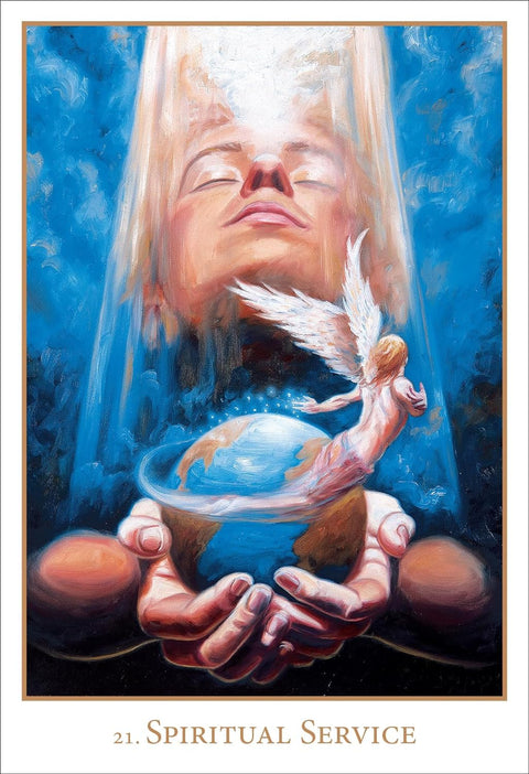 Lightworker Oracle: Fierce Love 11.11 Edition Cards Guidebook Blue Angel