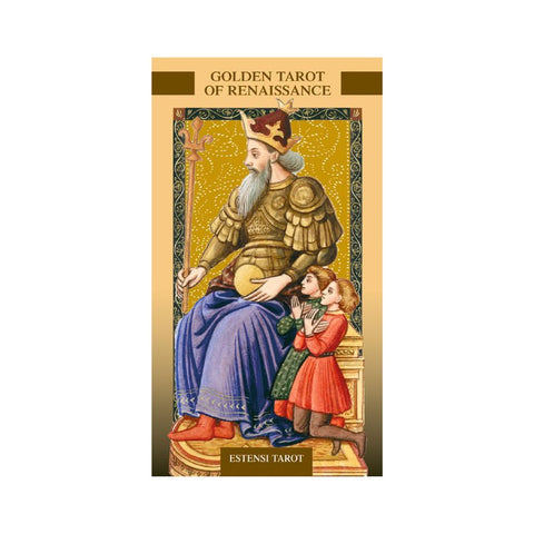 Golden Tarot of Renaissance Estensi Deck by Lo Scarabeo 50 Cards