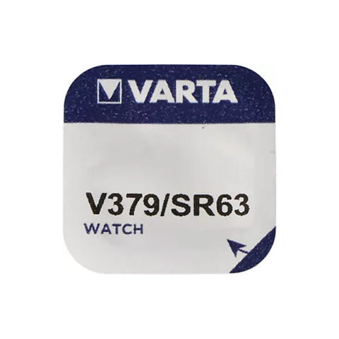 1x Varta V379 SR521SW 379 1.55V Silver Oxide Watch Button Cell