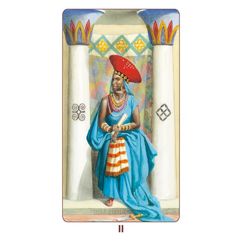 African American Mini Tarot Deck 78 Cards with Guidebook by Lo Scarabeo