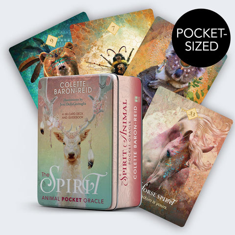 The Spirit Animal Pocket Oracle Cards Deck And Guidebook Tin Box Hay House