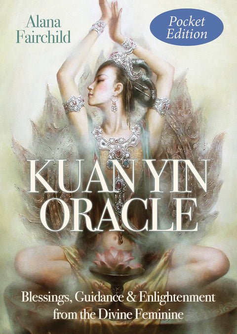Pocket Kuan Yin Oracle Deck by Alana Fairchild 44 Cards Blue Angel
