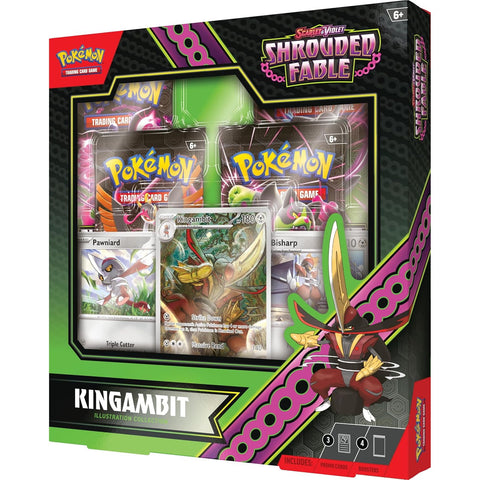 Pokemon TCG Scarlet & Violet Shrouded Fable Kingambit Collection Box