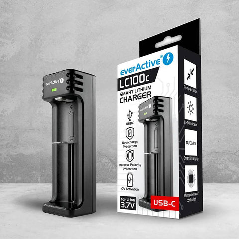 everActive LC-100C Smart Lithium USB-C battery charger