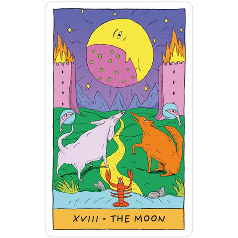 Whimsical Witch Tarot Deck in Tin Comic Style 78 Cards by US Games