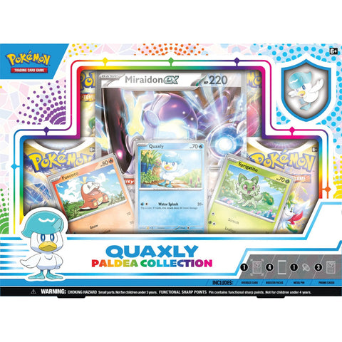 Pokemon TCG Quaxly Paldea Collection Box Scarlet & Violet English