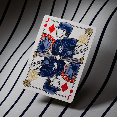 Theory11 New York Yankees Premium Playing Cards Deck MLB Gold Foil Embossed Sealed USA