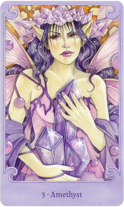 Fairy Gems Crystal Oracle Deck & Guidebook Set by US Games Systems