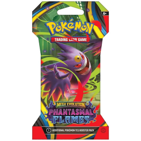 Pokemon TCG Phantasmal Flames Sleeved Booster Pack 10 Cards English Sealed