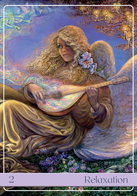 Angelic Vibrations Oracle Cards Deck Josephine Wall 50-Card Findhorn
