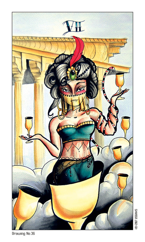 Eight Coins Tattoo Tarot Deck by Lana Zellner 82 Cards US Games Systems