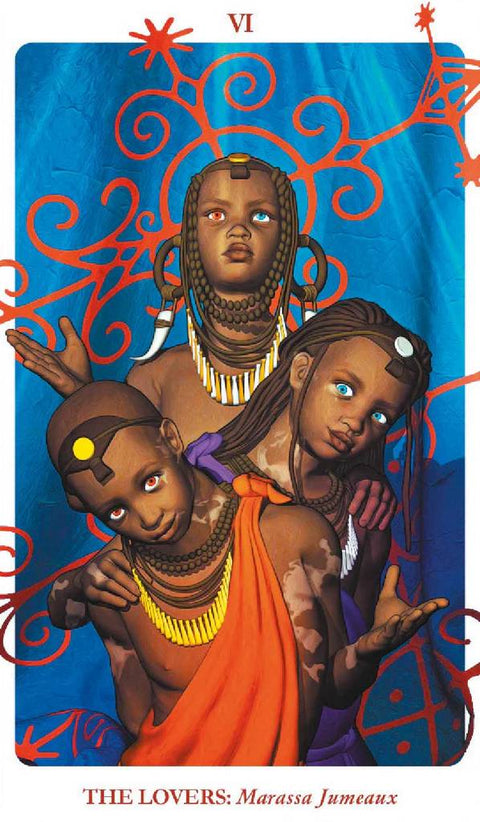 Voodoo Tarot Spirit Box Cards and Book Kit Lo Scarabeo