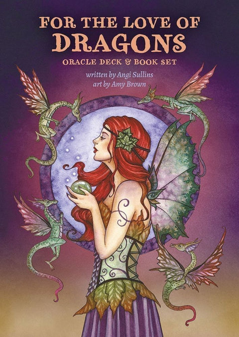 For the Love of Dragons Oracle Deck & Guidebook by Amy Brown US Games
