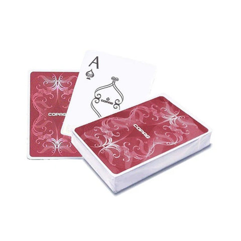 Copag Centennial 100% Plastic Poker Cards Deck Red Jumbo Index