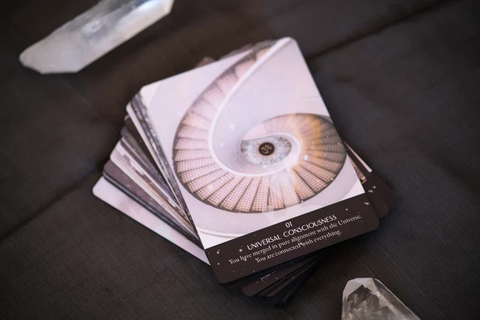 Starlight Frequencies Oracle Cards Deck 44 Cards & Guidebook Sacred Scribe