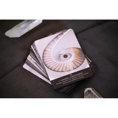Starlight Frequencies Oracle Cards Deck 44 Cards & Guidebook Sacred Scribe
