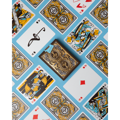 Tempo Jazz Playing Cards by Art of Play Poker Deck Magic Tricks USA