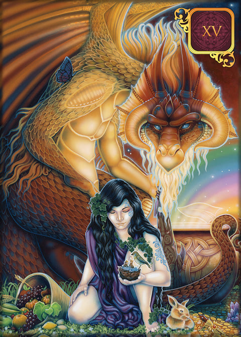 Pocket Dreams of Gaia Tarot Deck 81 Cards by Ravynne Phelan Blue Angel