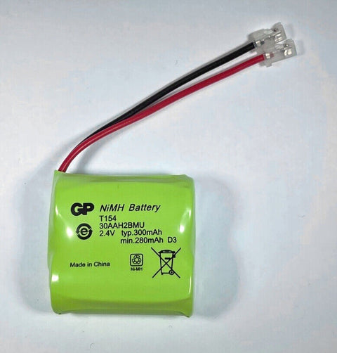 1x GP T154 NiMH Cordless Phone Battery 300mAh Replacement