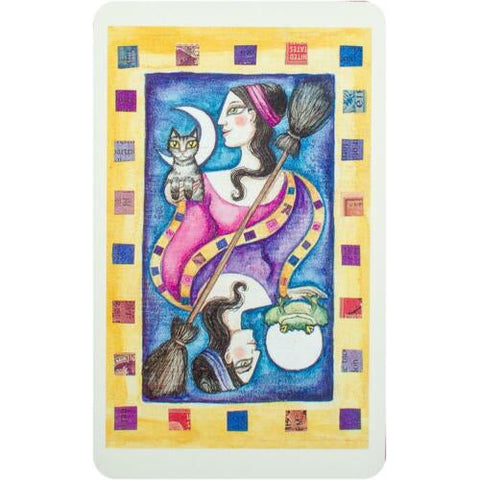 Modern Wiccan Box of Spells 52 Card Deck & Spell Book Set Witch Tarot