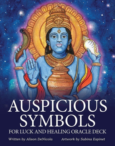 Auspicious Symbols Oracle Deck & Guidebook for Luck, Healing | US Games