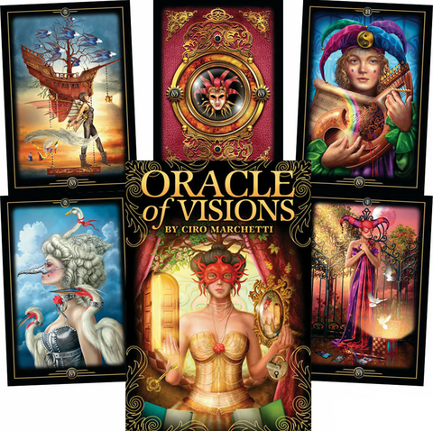 Oracle of Visions Oracle Cards Deck by Ciro Marchetti w/ Guidebook