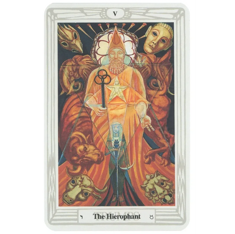 Small Crowley Thoth Premier Edition Tarot Cards Deck US Games Systems Crbn80