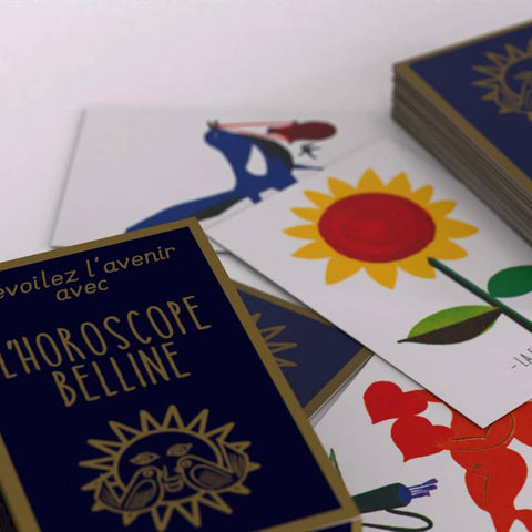 L'Horoscope Belline Oracle Deck French Edition Divination Cards by Cartamundi