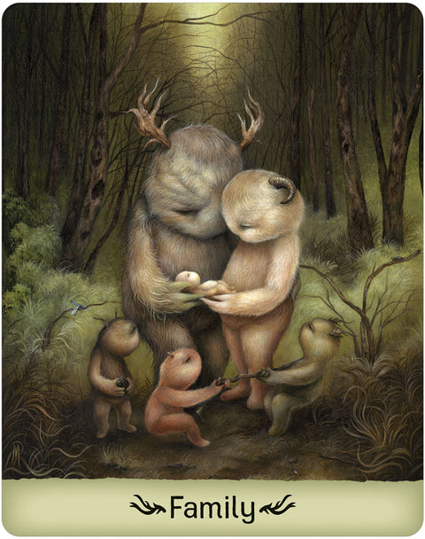 Gentle Creatures Wisdom Oracle Deck & Guidebook by Dan May US Games