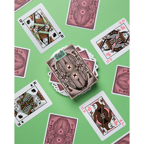 Lepidopterist Pink Playing Cards Deck Art of Play Poker Limited Edition USA