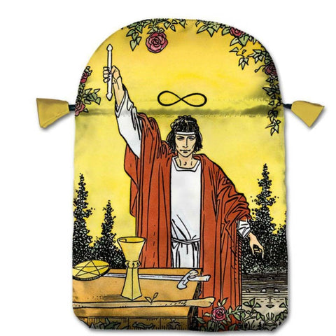 Lo Scarabeo Satin Drawstring Tarot Card Bag Multicolor 16x22.5 cm