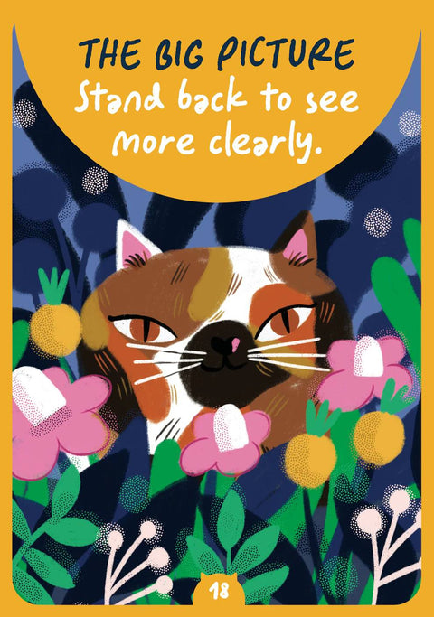 Cat Wisdom Oracle Cards Deck 45-Card Set with Guidebook by Rockpool Publishing