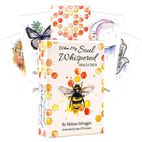 When My Soul Whispered Oracle Cards Deck US Games Systems Esoteric Selvaggio NEW