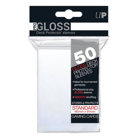Ultra PRO Pro-Gloss Deck Protector Sleeves Standard 66x91mm 50 Count