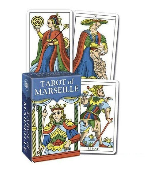 Tarot Of Marseille Cards Mini Deck Esoteric Fortune Telling Lo Scarabeo NEW