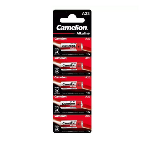 5x Camelion LR23A 23A 12V Alkaline Batteries Mercury Cadmium Free