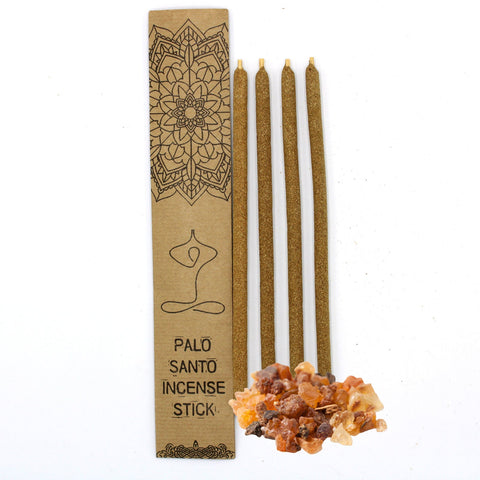4x Palo Santo Large Incense Sticks Myrrh Meditation Smudge AW Artisan