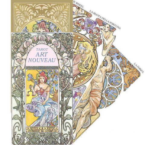 Art Nouveau Tarot Cards Deck Floral Classic Lo Scarabeo Antonella Castelli NEW