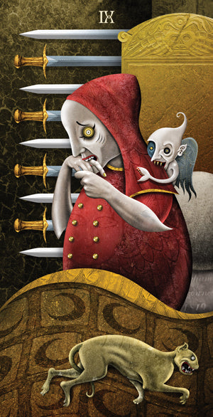 Deviant Moon Borderless Edition Tarot Cards P. Valenza US Games Systems Bdm78