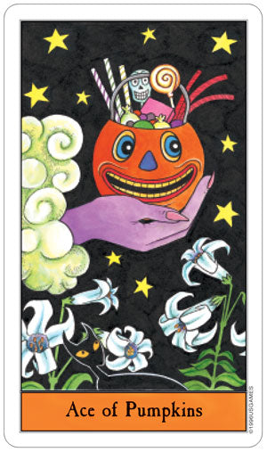 Halloween Tarot Deck in Tin by Kipling West 78 Cards US Games Systems