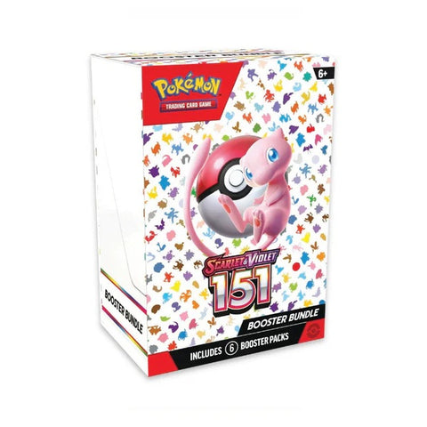 Pokémon TCG Scarlet & Violet 151 Booster Bundle – 6 English Packs