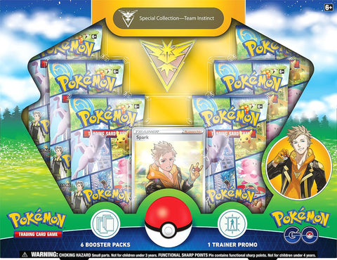 Pokemon GO TCG Team Instinct Special Collection Box Spark + 6 Boosters