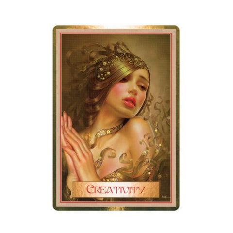 Wisdom Of The Golden Path Oracle Deck Cards Fortune Telling Blue Angel NEW