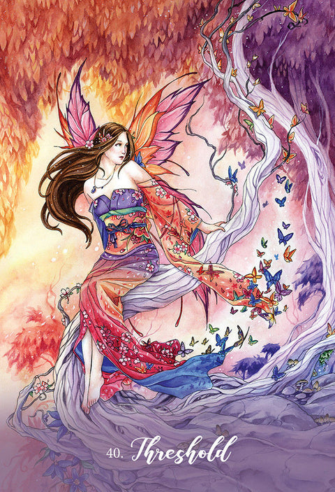 Foxfire: The Kitsune Oracle Cards Deck Lucy Cavendish Blue Angel
