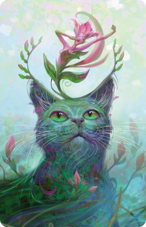 Paolo Barbieri Spring Fantasy Cats Fridge Magnet 8.5x5.5cm Lo Scarabeo