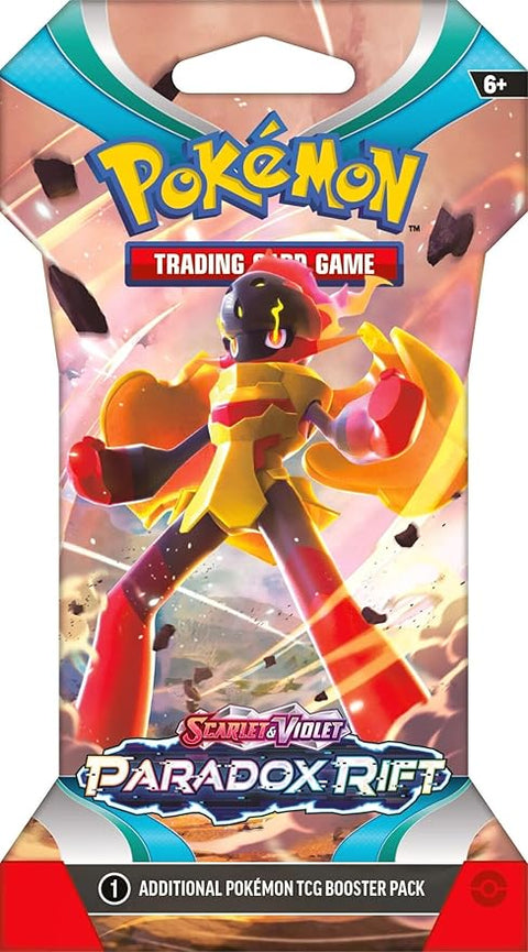 Pokemon TCG Scarlet & Violet Paradox Rift Sleeved Booster Pack EN 10 Cards
